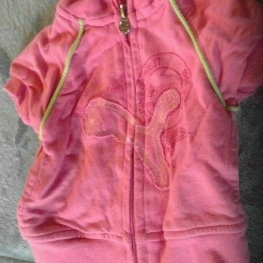 Puma 6-9 months Girls Short Sleeve Pink Jacket